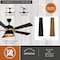 Vaxcel Scottsdale Black and Gold Mid-Century Modern 52-in. Ceiling Fan with LED Light Kit and Remote F0126 - alternate 6